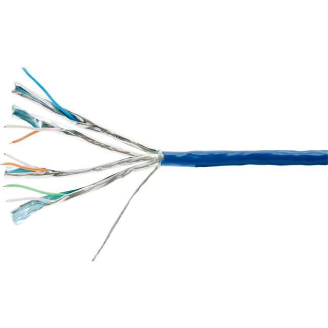 SSTP CAT6  Shielded Solid Blue (Per Metre)