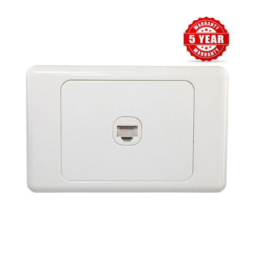 1 Gang Wall Plate,Punch Down CAT6  LAN RJ45 8P8C