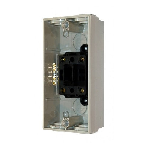 63AMP - Weatherproof  Isolator  -  2 Pole / Two Phase