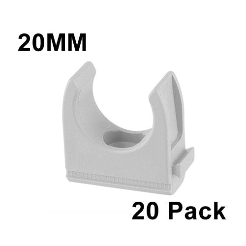 20 x 20mm Conduit Mounting Clips U Clips