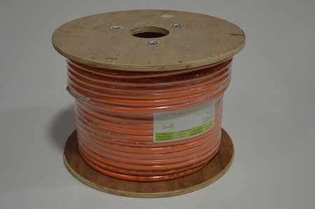 6.0mm 2 Core + Earth Orange Circular Electrical Cable 100mtr Roll