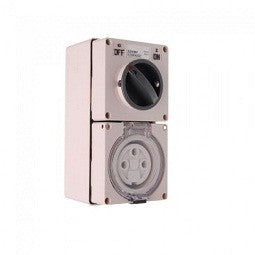 3 PIN 32 AMP SWITCHED SOCKET OUTLET (ROUND PIN)