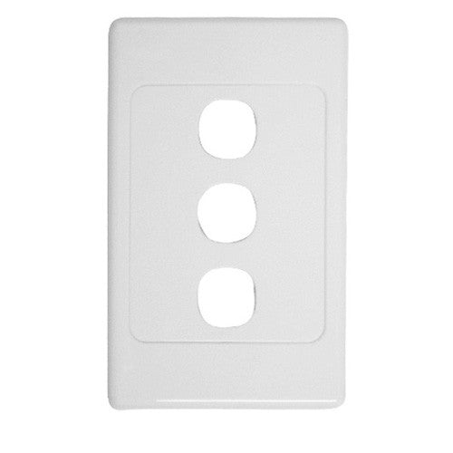 3 Gang Wall Plate Clipsal Style