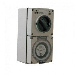 5 PIN 50 AMP SWITCHED SOCKET OUTLET (ROUND PIN)