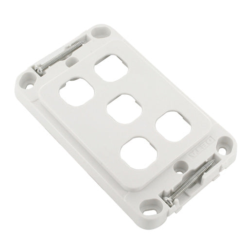 10 x 5 Gang Wall Plate Clipsal Style