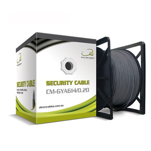 6 Core Security Cable 14/0.20mm-GREY-300m