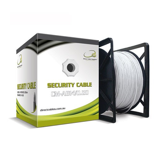 6 Core Security Cable 14/0.20mm-WHITE-300m