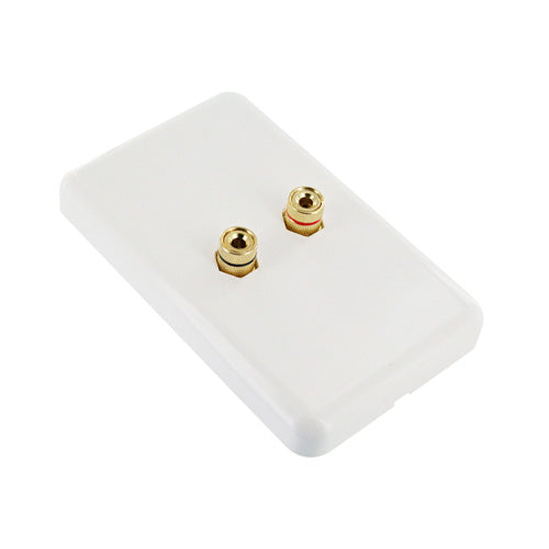 Speaker Cable Wall Plate  for 1 Speaker