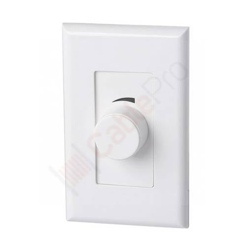 In-Wall Stereo Speaker 12 Position Volume Control Wall Plate