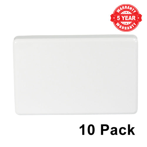 Classic Style Blank Plate- White - 10 Pack