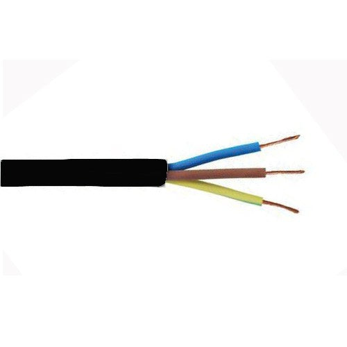 1.5mm 2 Core & Earth Heavy Duty Circular Flexible Cable Per Metre