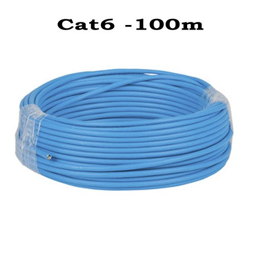 100m Category 6 Utp Lan Cable,Four 23AWG twisted solid copper pairs