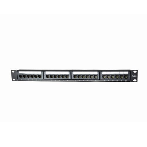 2 x Cat 6 24 Port Ethernet Patch Panel Rack Mount