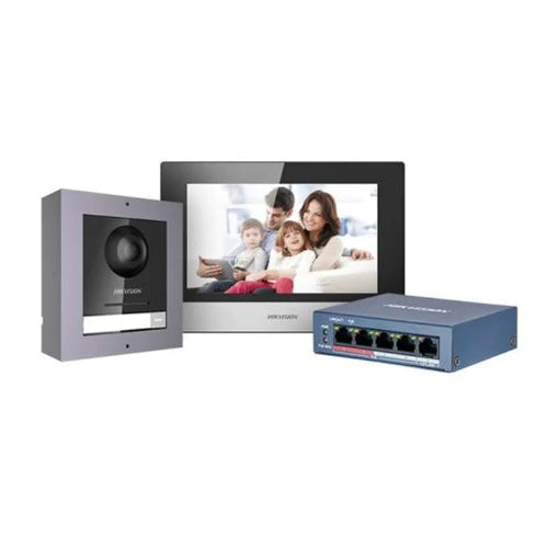 HikVision 2nd Gen IP 7" Video Intercom Kit-DS-KIS602