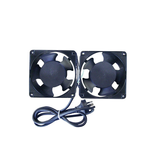 Double Mount Fan Kit, 4ru,6Ru,12ru