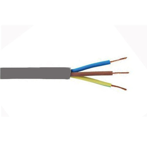 1.5mm 2 Core & Earth Heavy Duty Circular Flexible Cable Per Metre