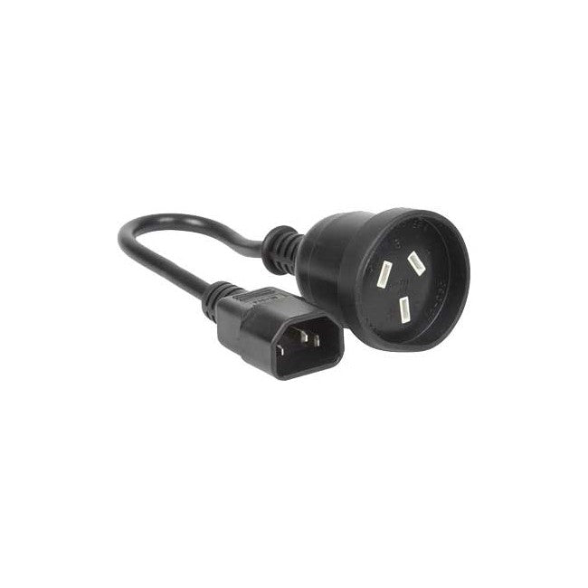 IEC Plug To 240V Socket 15cm (UPS Lead)