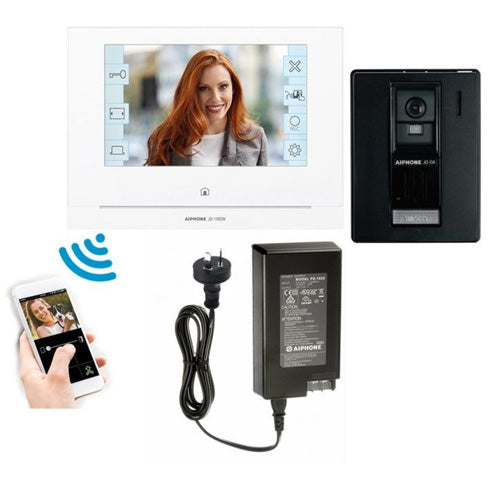 Aiphone JOS1AW 7 Inch Wireless Video Intercom Kit