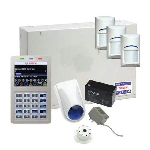 BOSCH 6000 3.5" Colour Keypad + 3 QUAD PIR's