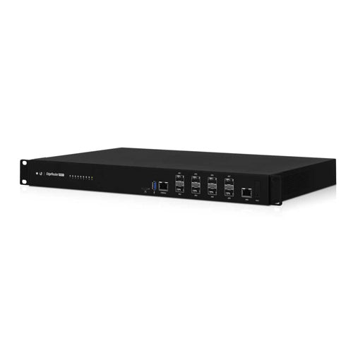 Ubiquiti EdgeRouter Infinity, 1 GbE RJ45 Port, 8 Port 10G SFP+ Router, Rack-mountable, 1U, 2 Hot-swappable AC/DC PSU