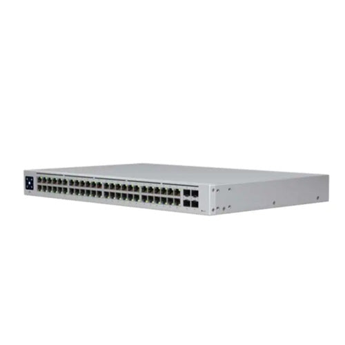 Ubiquiti UniFi USW-48, 48 port Managed Gigabit Layer2 Switch - 48x Gigabit Ethernet Ports 4x SFP Port Touch Display