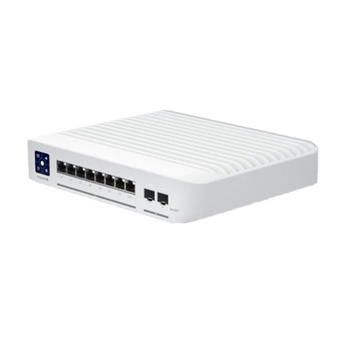 Ubiquiti Switch Enterprise 8-port PoE+ 8x2.5GbE, Ideal For Wi-Fi 6 AP, 2x 10g SFP+ Ports For Uplinks, Managed Layer 3 Switch