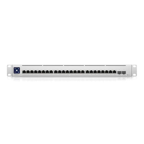 Ubiquiti UniFi Switch Enterprise 24-port PoE+ 12x2.5GbE 12x1GbE Ports, For Wi-Fi 6 AP, 2x 10g SFP+ Ports, Managed Layer 3 Switch (400W),