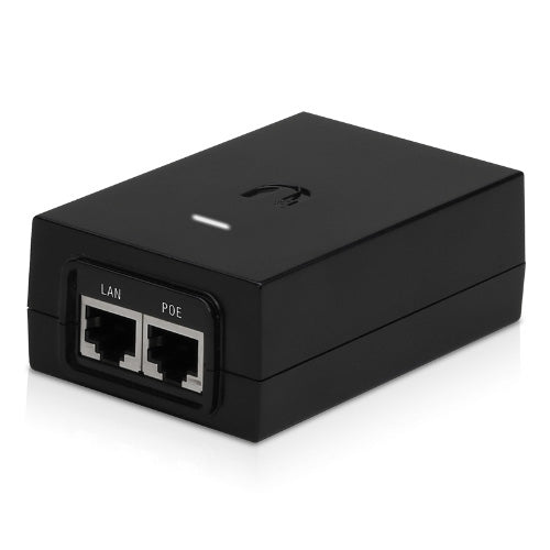 Ubiquiti POE Injector, 24VDC 1A , 24W Features earth grounding/ESD Gigabit Lan