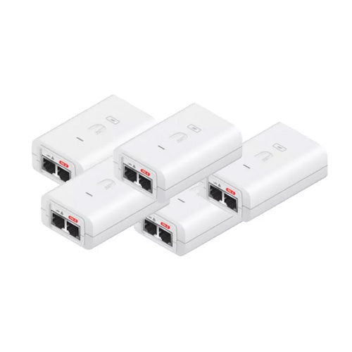 Ubiquiti 802.3af Supported PoE Injector -5 Pack