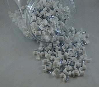 2.5MM CABLE CLIPS (500 piece Jar)