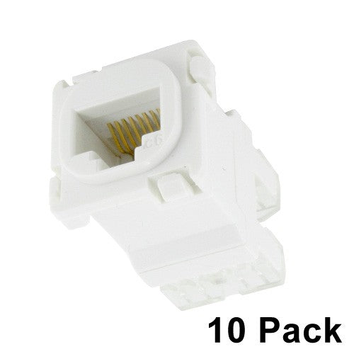 10 x CAT6 RJ45 Mech - Clipsal Compatible