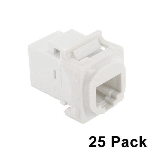 CAT6 RJ45 8P8C Network Cable Connector Joiner Clipsal Compatible 25 Pack