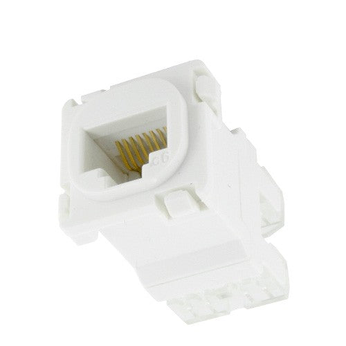 TV Wall Plate 1 x RJ45 1 x TV - 2 Gang