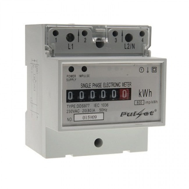 KW Hour Meter Single Phase