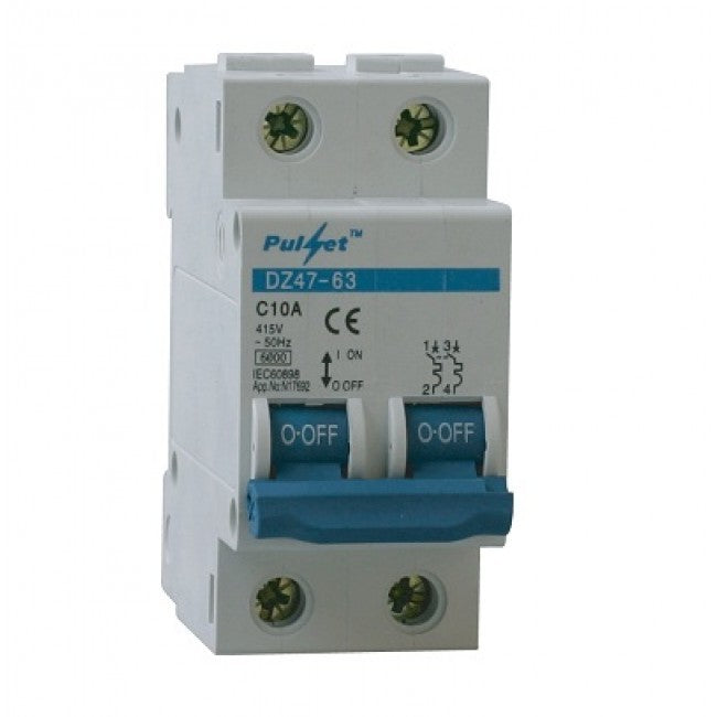 2 POLE CIRCUIT BREAKER 6KA