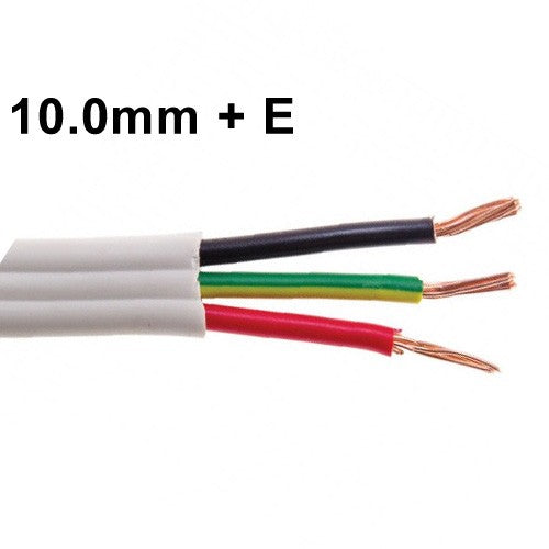 10.0mm Twin and Earth TPS Electrical Cable Per Metre